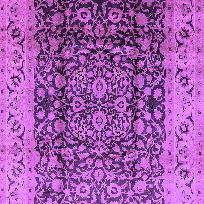 Machine Washable Oriental Purple Industrial Area Rugs, wshurb661pur