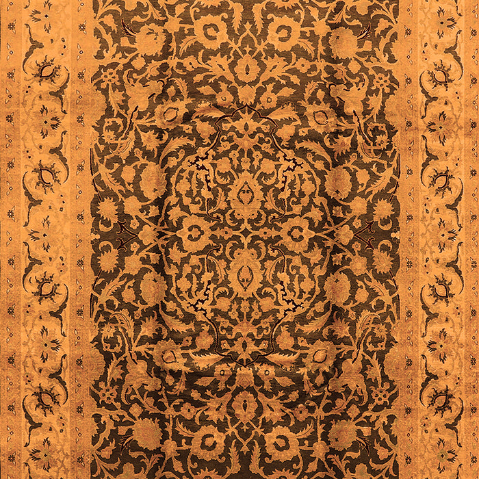 Machine Washable Oriental Orange Industrial Area Rugs, wshurb661org