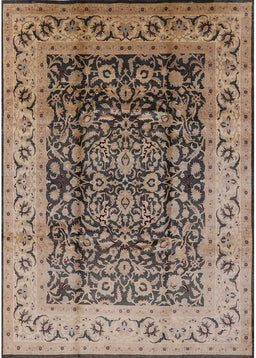 Mid-Century Modern Coffee Brown Oriental Rug, urb661