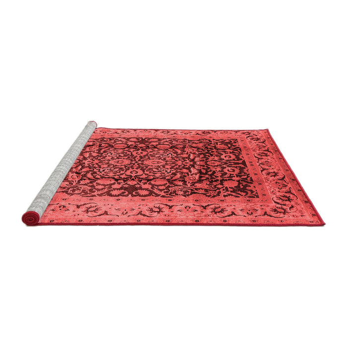 Industrial Red Washable Rugs
