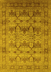 Oriental Yellow Industrial Rug, urb662yw