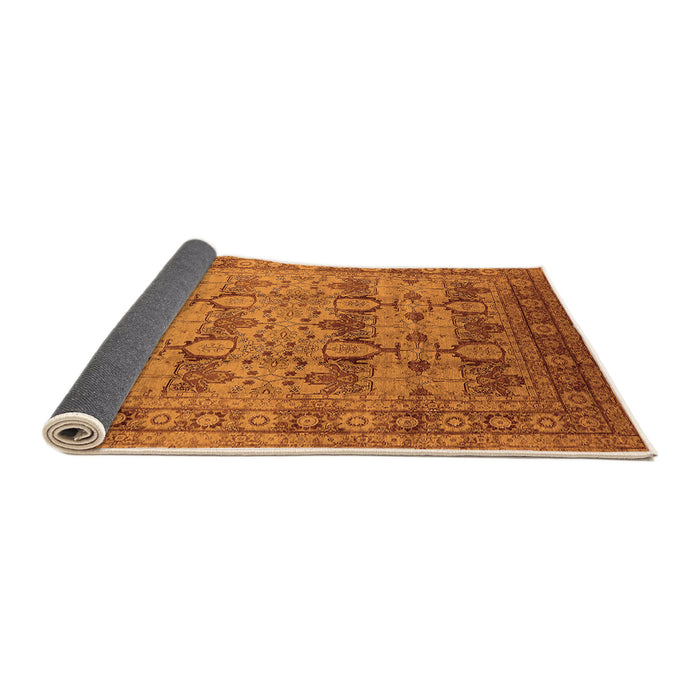 Sideview of Oriental Orange Industrial Rug, urb662org