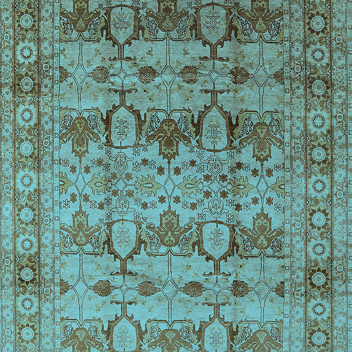 Oriental Light Blue Industrial Rug, urb662lblu