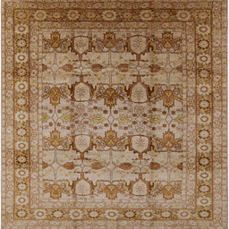 Square Machine Washable Industrial Modern Mahogany Brown Rug, wshurb662