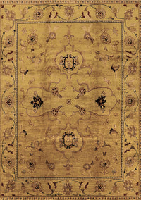 Oriental Brown Industrial Rug, urb663brn