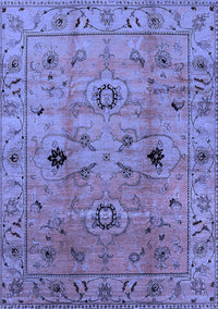 Oriental Blue Industrial Rug, urb663blu