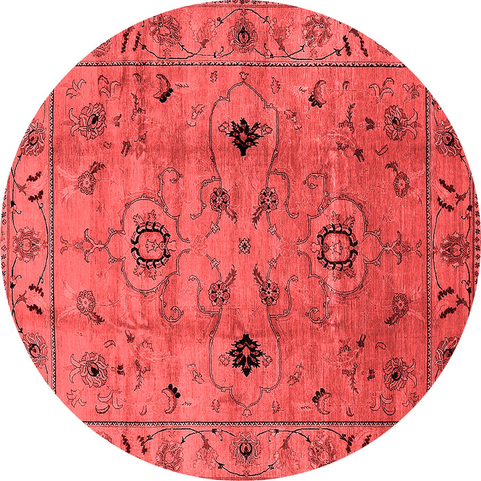 Machine Washable Oriental Red Industrial Rug, wshurb663red