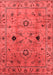 Oriental Red Industrial Area Rugs