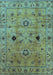 Oriental Light Blue Industrial Rug, urb663lblu