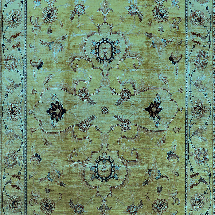 Oriental Light Blue Industrial Rug, urb663lblu