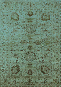 Oriental Light Blue Industrial Rug, urb664lblu