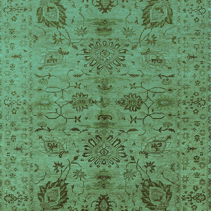 Oriental Turquoise Industrial Rug, urb664turq