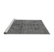 Sideview of Machine Washable Oriental Gray Industrial Rug, wshurb664gry