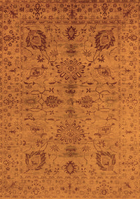 Oriental Orange Industrial Rug, urb664org