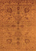 Oriental Orange Industrial Rug, urb664org