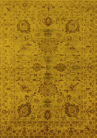 Oriental Yellow Industrial Rug, urb664yw