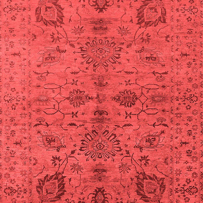 Machine Washable Oriental Red Industrial Rug, wshurb664red