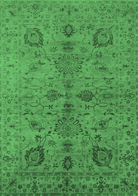 Oriental Emerald Green Industrial Rug, urb664emgrn