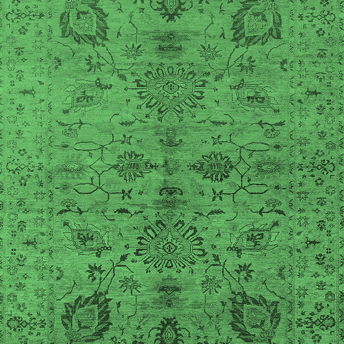 Oriental Emerald Green Industrial Rug, urb664emgrn