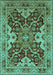 Oriental Turquoise Industrial Rug, urb665turq