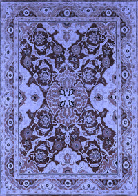 Oriental Blue Industrial Rug, urb665blu