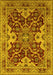 Oriental Yellow Industrial Rug, urb665yw