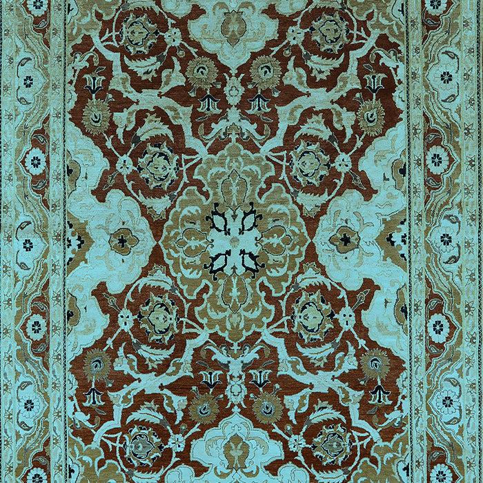 Oriental Light Blue Industrial Rug, urb665lblu