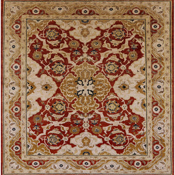 Square Machine Washable Industrial Modern Brown Sand Brown Rug, wshurb665