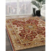 Machine Washable Industrial Modern Brown Sand Brown Rug in a Family Room, wshurb665