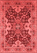 Oriental Red Industrial Area Rugs