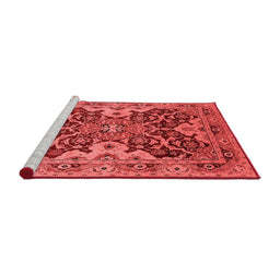 Industrial Red Washable Rugs