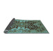 Sideview of Oriental Light Blue Industrial Rug, urb665lblu