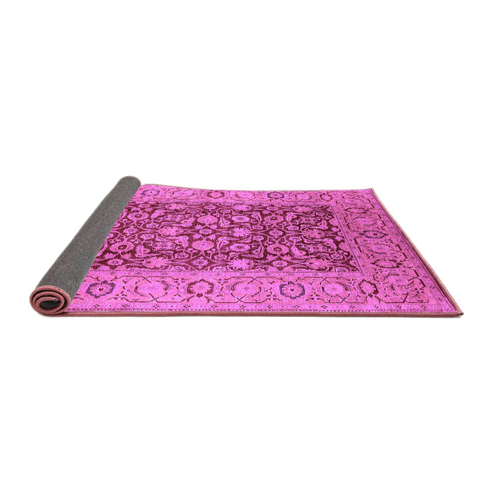 Sideview of Oriental Purple Industrial Rug, urb666pur