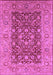 Machine Washable Oriental Purple Industrial Area Rugs, wshurb666pur