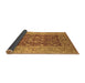 Sideview of Oriental Brown Industrial Rug, urb666brn