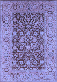 Oriental Blue Industrial Rug, urb666blu