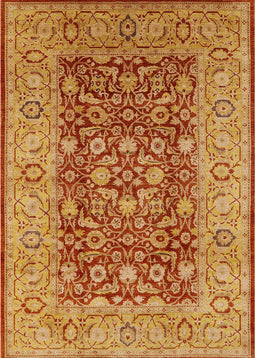 Mid-Century Modern Red Oriental Rug, urb666