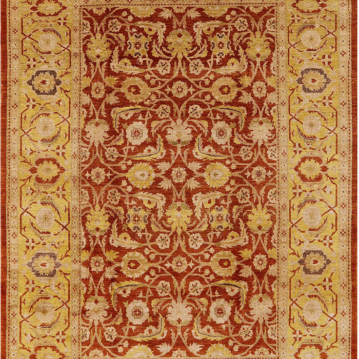 Mid-Century Modern Red Oriental Rug, urb666