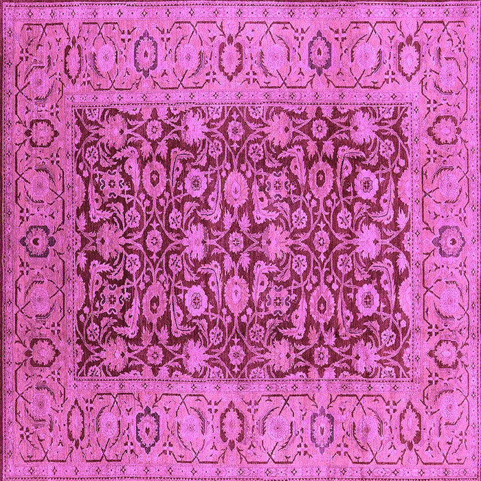 Square Oriental Purple Industrial Rug, urb666pur