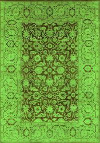 Oriental Green Industrial Rug, urb666grn