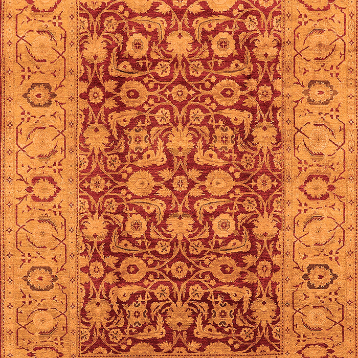 Oriental Orange Industrial Rug, urb666org
