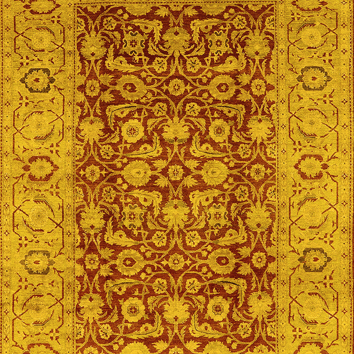 Oriental Yellow Industrial Rug, urb666yw