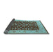 Sideview of Oriental Light Blue Industrial Rug, urb667lblu