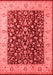 Oriental Red Industrial Area Rugs