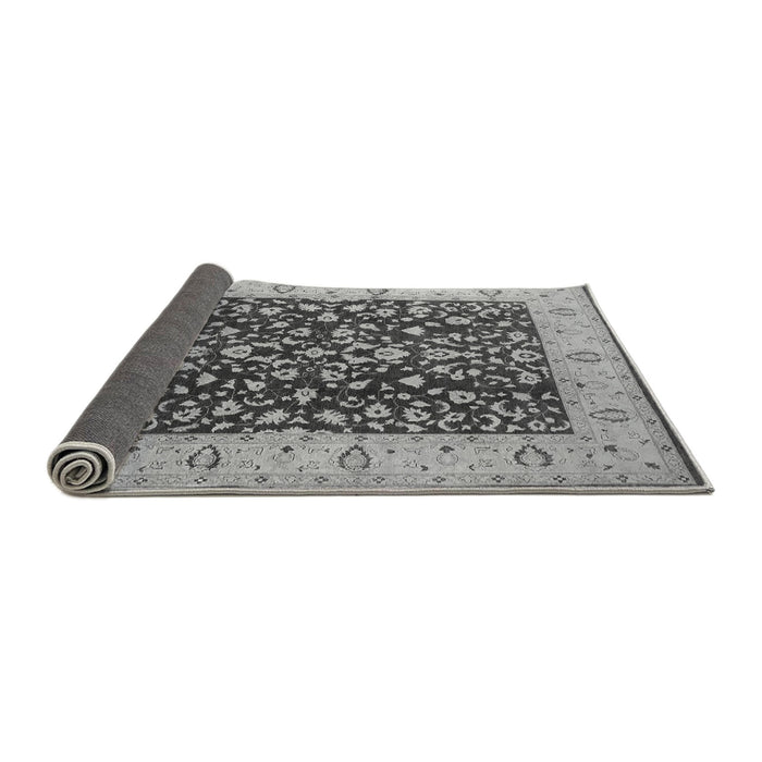 Sideview of Oriental Gray Industrial Rug, urb667gry