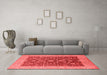 Industrial Red Washable Rugs