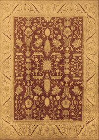 Oriental Brown Industrial Rug, urb668brn