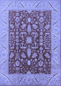 Oriental Blue Industrial Rug, urb668blu