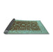 Sideview of Oriental Light Blue Industrial Rug, urb668lblu