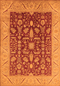 Oriental Orange Industrial Rug, urb668org